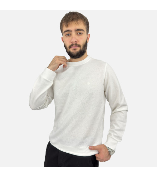 SİMİT YAKA JAKARLI SWEAT