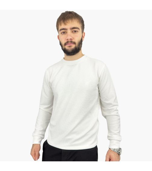 SİMİT YAKA JAKARLI SWEAT