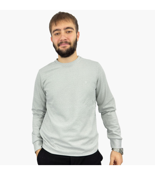 SİMİT YAKA JAKARLI SWEAT