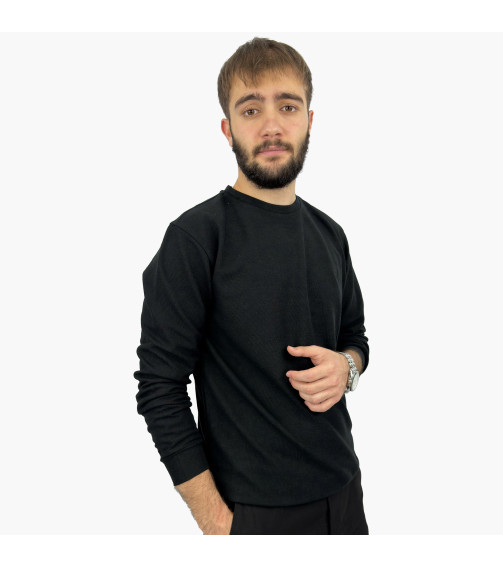SİMİT YAKA JAKARLI SWEAT